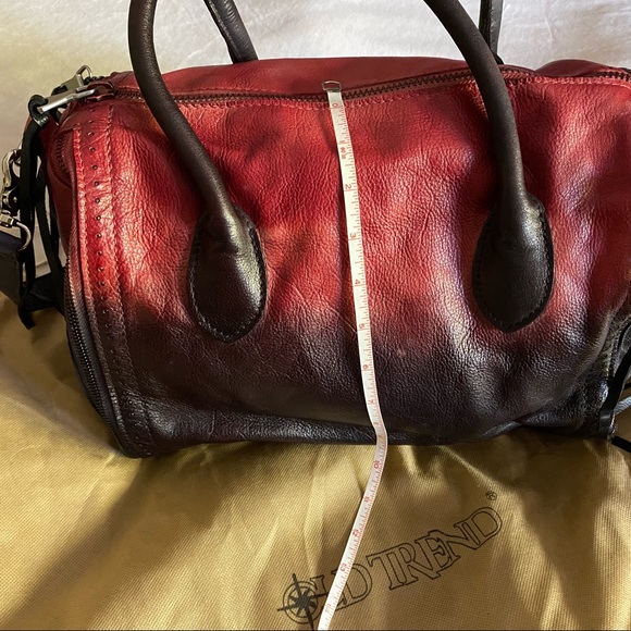 Old Trend hand painted ombre satchel - Picture 9 of 16